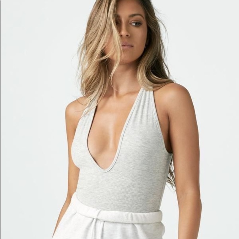 Joah Brown Ultra Deep Tank in Pearl Grey FlexiRib